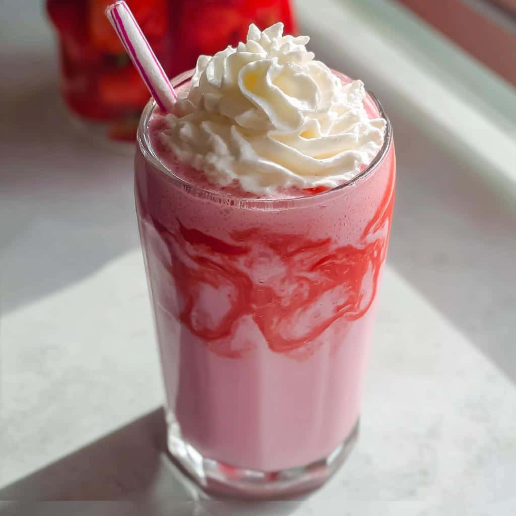 Creamy Strawberry Milk - Tasty