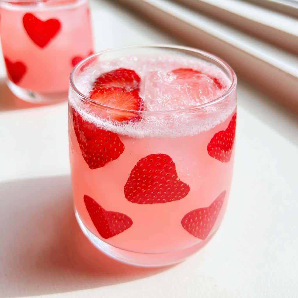 Pink Lemonade Valentine Drink - Tasty