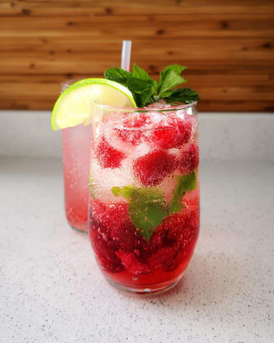 Raspberry Lime Mocktail - Other 1