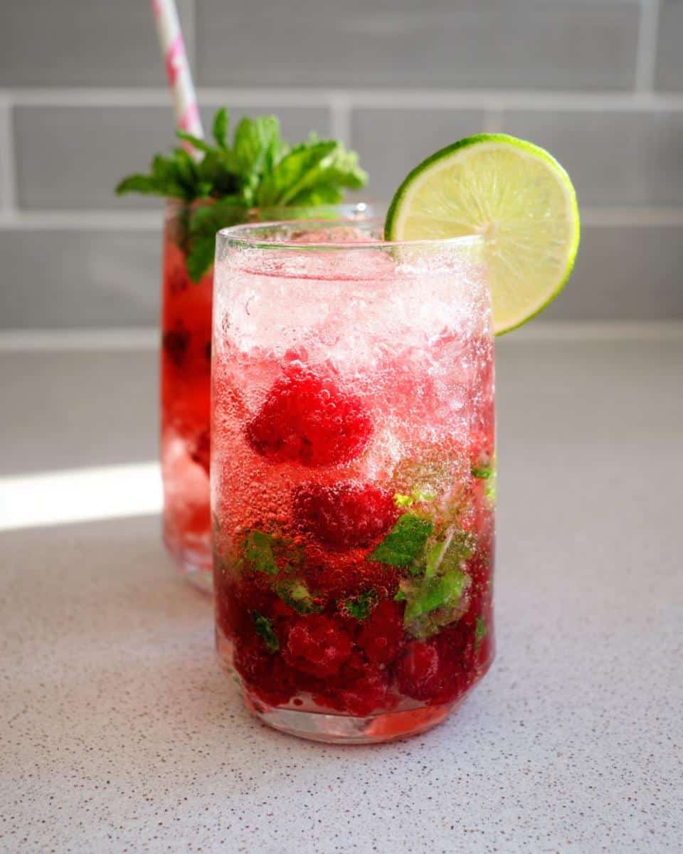 Raspberry Lime Mocktail - Other 2