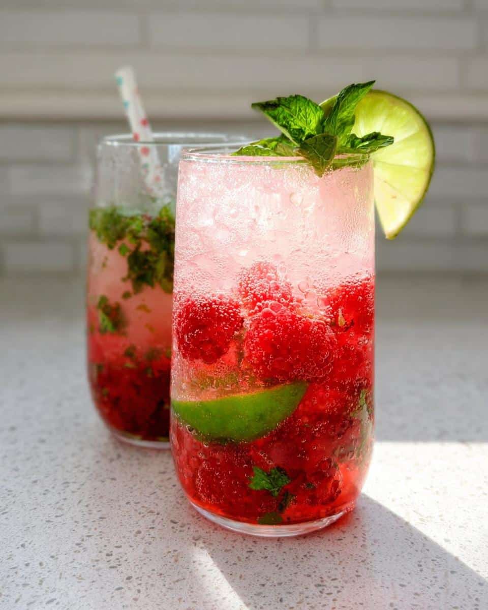 Raspberry Lime Mocktail - Other 4