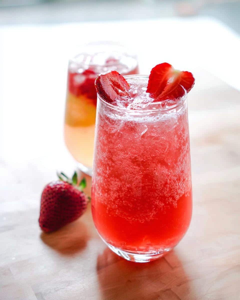 Sparkling Strawberry Mocktail - Other 1