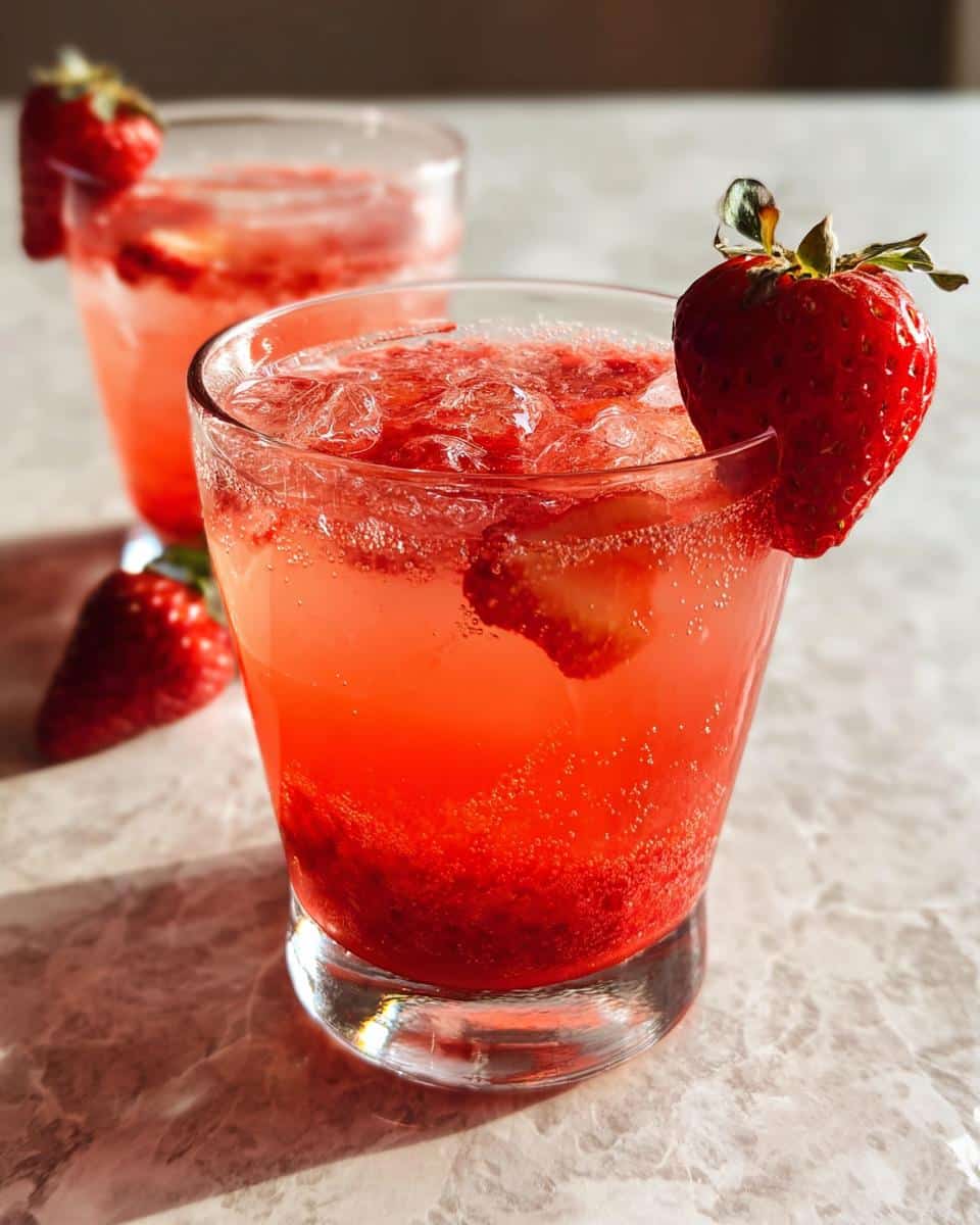 Strawberry Rose Mocktail - Other 2